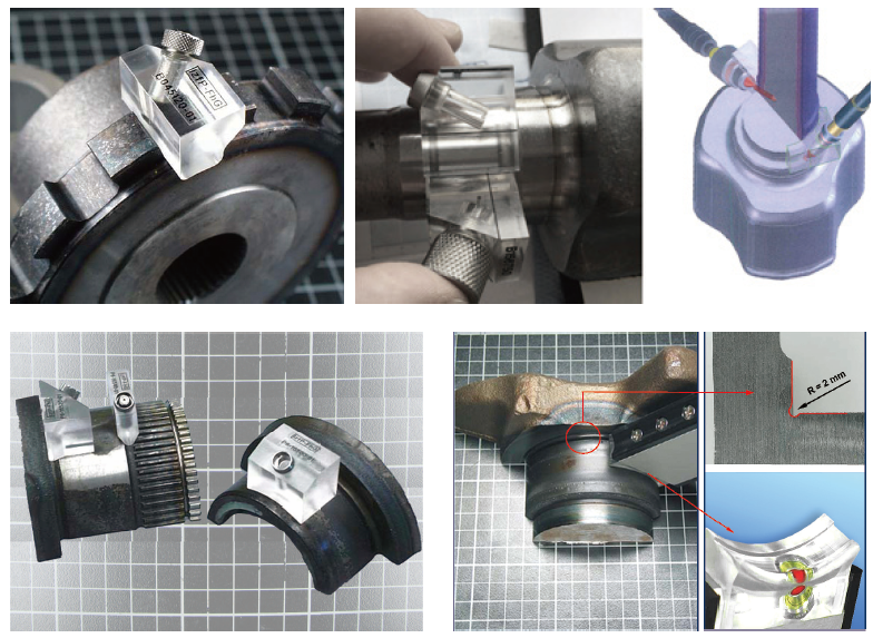 Various Application examples for case depth nondestructive measuring